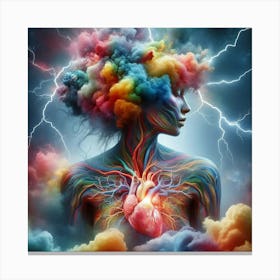 Human Heart Canvas Print