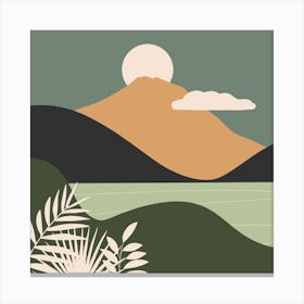 Landscape With Mountains 4 Canvas Print