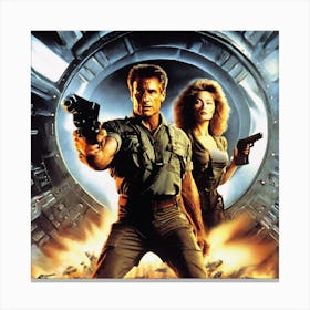 Aliens 1 Canvas Print