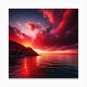 Sunset Stock Videos & Royalty-Free Footage 2 Canvas Print