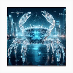 Crab Design 1 Canvas Print