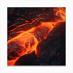 Lava Flow Canvas Print