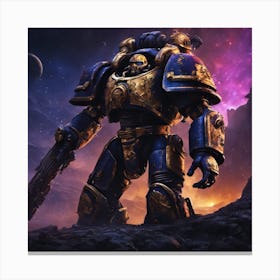 Space Marine Canvas Print