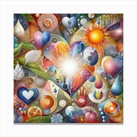 Heart Of Love Canvas Print