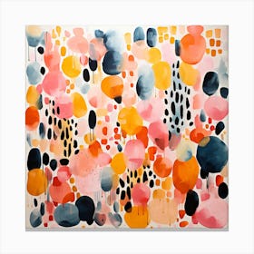 Abstract Watercolor Painting Canvas Print