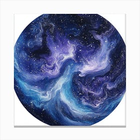 Galaxy Painting Canvas Print