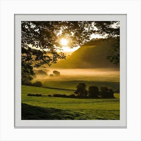 Misty Morning 8 Canvas Print