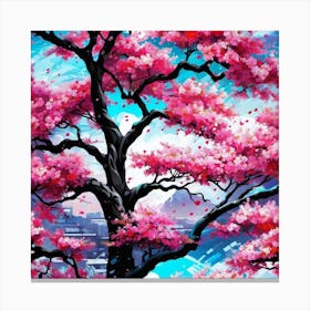 Cherry Blossom Tree 24 Canvas Print