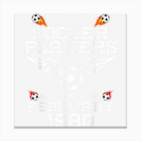 44 Year Old Birthday In January 1980 Best Soccer Players Canvas Print