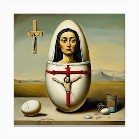 Egg Of Jesus Canvas Print