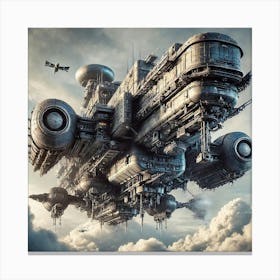 Sky Fortress Emberheart Anti Gravitational 1 Canvas Print