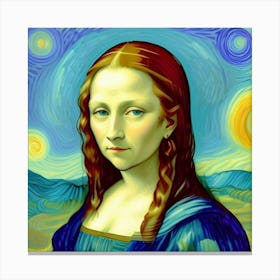 A Fresh Perspective on the Mona Lisa Canvas Print