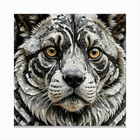 Mosaic Zorilla Canvas Print