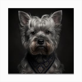 Portrait Of A Dog 13 Canvas Print