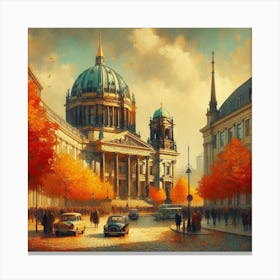 Berlin Autumn Canvas Print