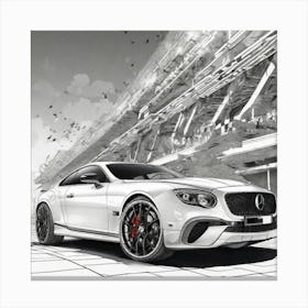 Mercedes Benz Gt Canvas Print