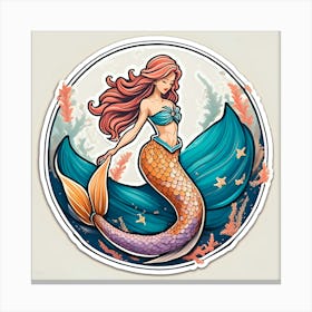 Mermaid 4 Canvas Print