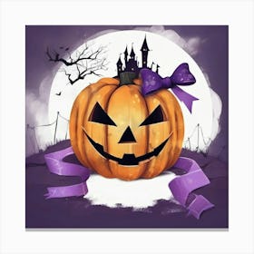 Halloween Pumpkin Canvas Print