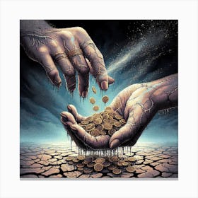 Sacrificial Hand Canvas Print