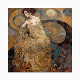 'The Woman In Gold' Canvas Print