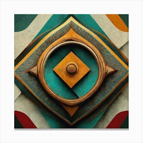 Iconic Medallion - #4 Canvas Print