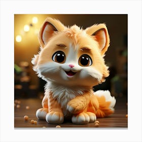 Cute Cat 30 Canvas Print