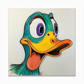 Duck Face 3 Canvas Print