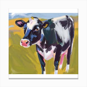 Holstein Cow 01 Canvas Print