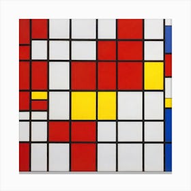 Montage Of Squares Canvas Print