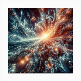 Fractal Explosion Canvas Print