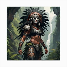 Warrior Woman Canvas Print