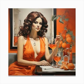 Orange Juice Canvas Print