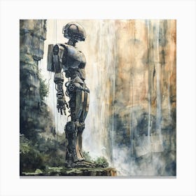 Myeera Robotic Cyborg That Is Imagined In The Bronze Age Waterc 4df0b809 7eed 4bb9 90ae B40f8a25542b Canvas Print