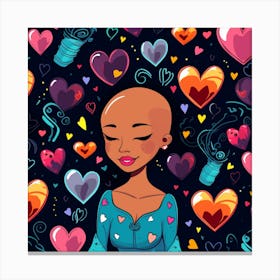 Heart Of A Woman Canvas Print