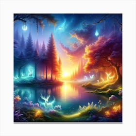 Whispers of the Enchanted Eve Canvas Print