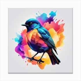 Colorful Bird 11 Canvas Print