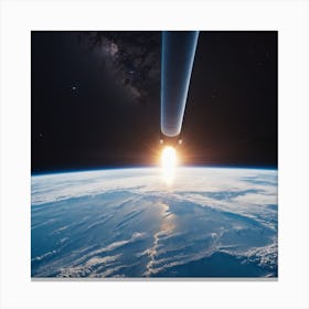 Space Shuttle Rod Canvas Print