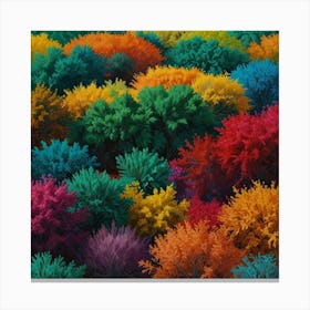 Colorful Nature Painting Art Print 3 1 Canvas Print