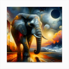 Wild Animal Illustration 296 Canvas Print