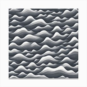 Abstract Wave Pattern 6 Canvas Print