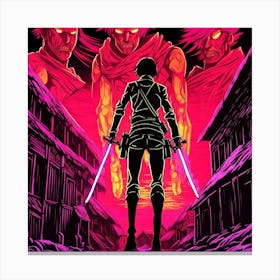 Attack on titan Epic Canvas Print