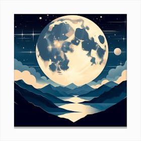 Full Moon Canvas Print