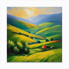 Landscape Painting 138 Canvas Print