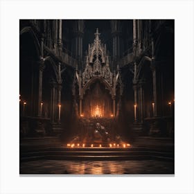 Dark Throne Canvas Print