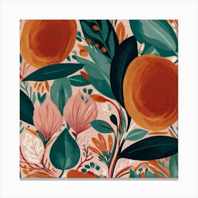 Orange Blossoms Canvas Print