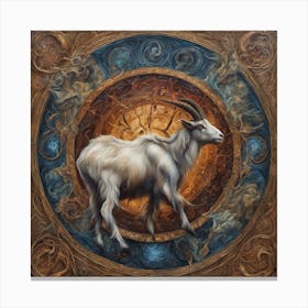 Capricorn the goat Canvas Print