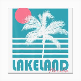 Lakeland Florida Vintage Souvenirs Canvas Print