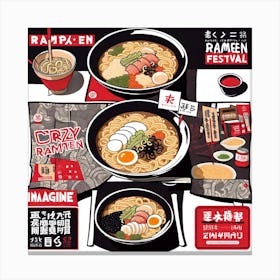 Ramen Festival Canvas Print