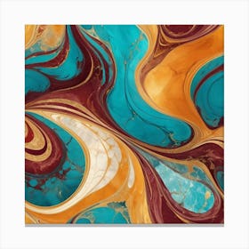 Abstract Swirls Canvas Print