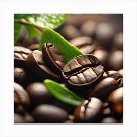 Coffee Beans 108 Canvas Print